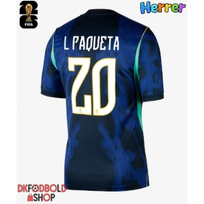 Brasilien Lucas Paqueta #20 Udebanetrøje VM 2026 Kort ærmer Brasilien Lucas Paqueta #20 Udebanetrøje VM 2026 Kort ærmer